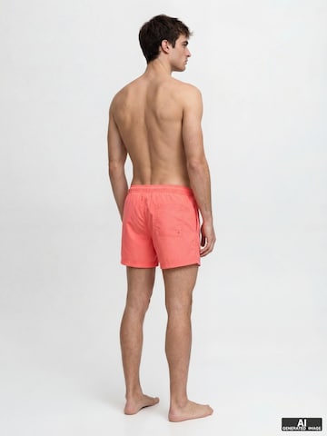 JACK & JONES Zwemshorts 'Jack & Jones Heren Zwemshort JPSTMAUI TROPIC Effen' in Oranje