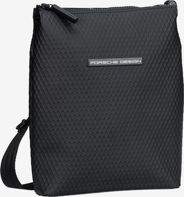 Borsa a tracolla di Porsche Design in nero: frontale