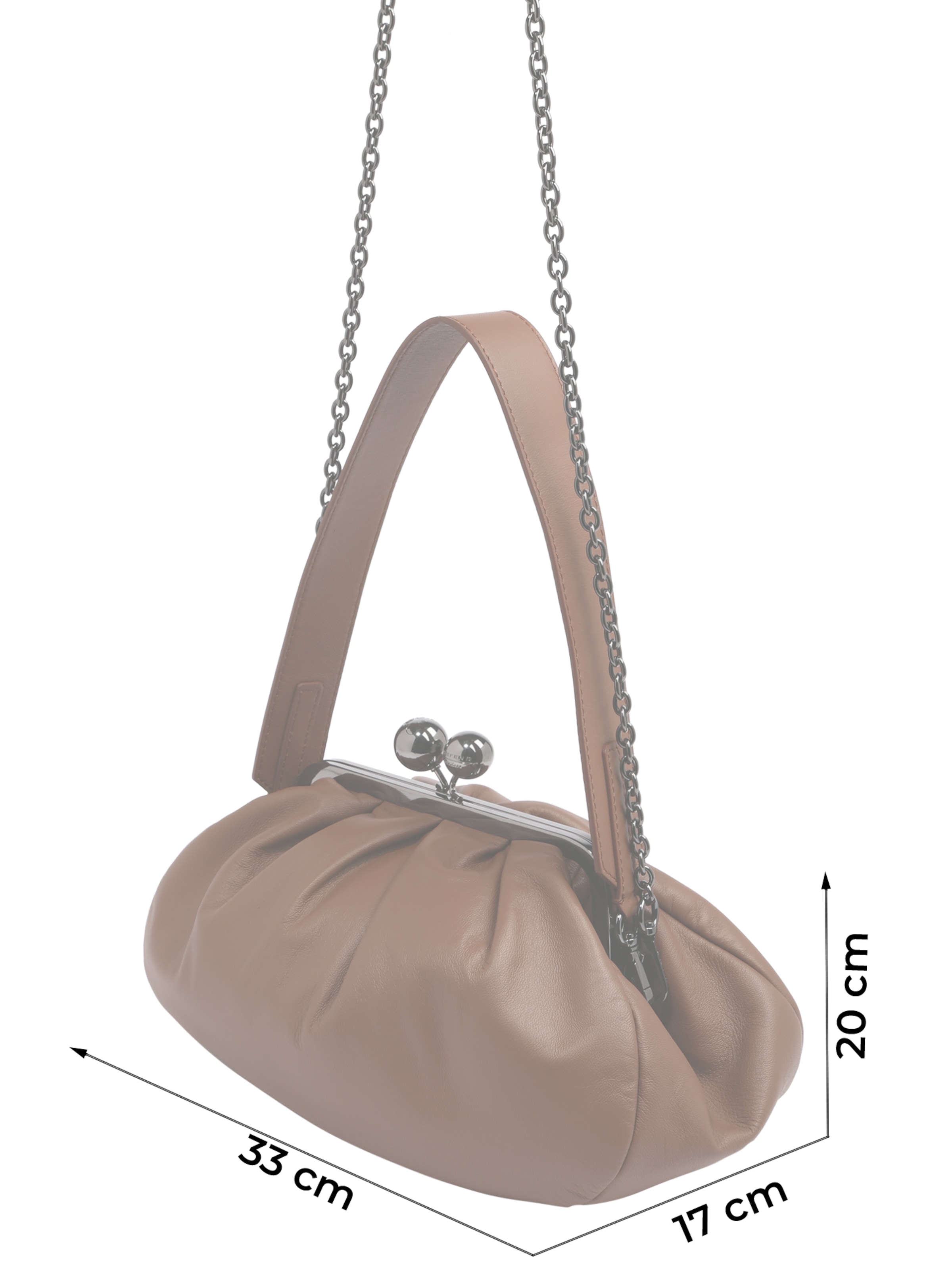 Weekend Max Mara Clutch 'Cubico' i brun