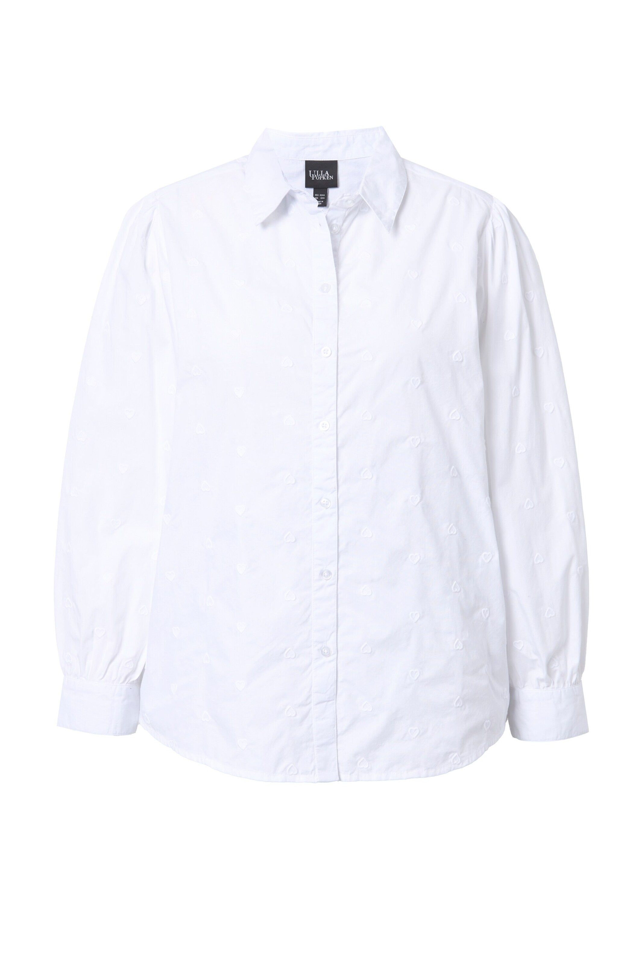 Ulla Popken Bluse in Weiß: Vorderseite