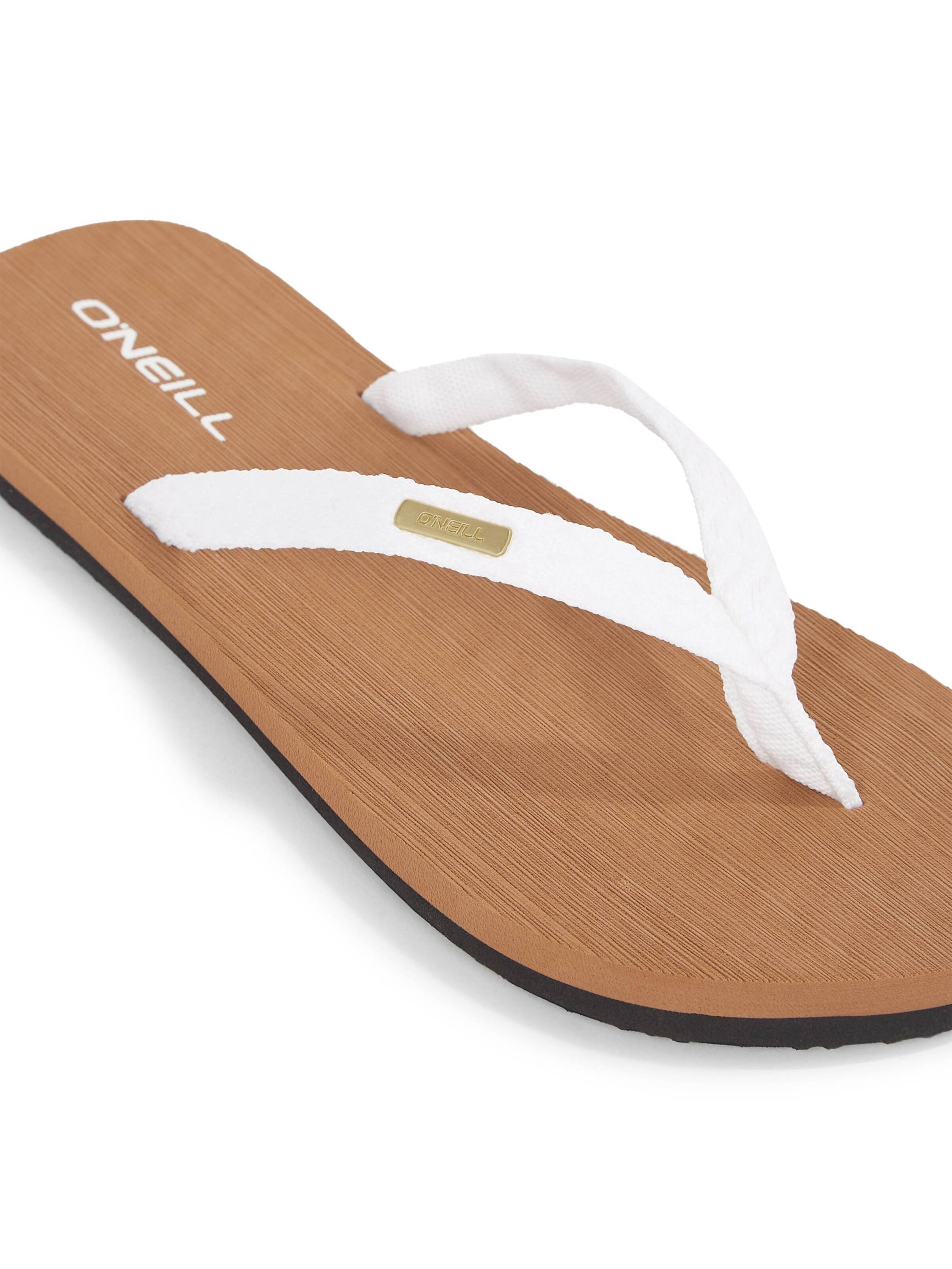 O'NEILL T-bar sandals 'Ditsy' in White
