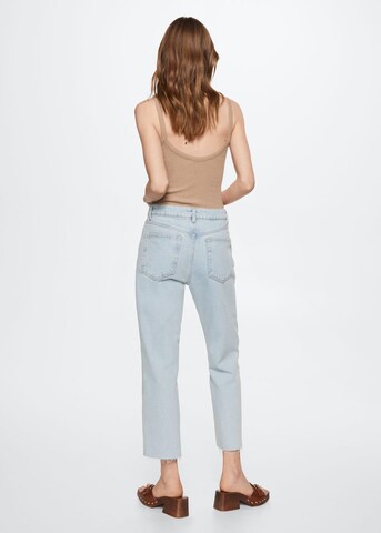 MANGO Wide leg Jeans 'Havana' in Blue