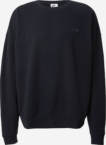 juoda Nike Sportswear Megztinis be užsegimo 'CLUB': priekis