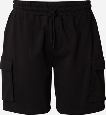 DAN FOX APPAREL Regular Shorts 'Jaron' in Schwarz: predná strana