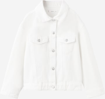 MANGO KIDS Преходно яке 'Alice' в бяло: отпред