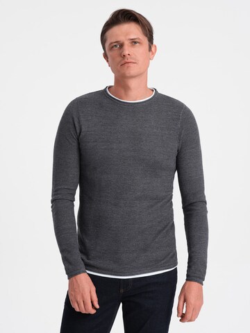 Pull-over 'OM-SWSW-0103' Ombre en gris : devant