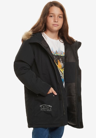 QUIKSILVER Winter Jacket in Black: front