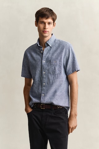 GANT Regular Fit Hemd in Blau: Vorderseite