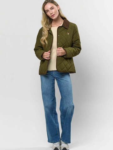 U.S. POLO ASSN. Přechodná bunda 'Melou' – zelená