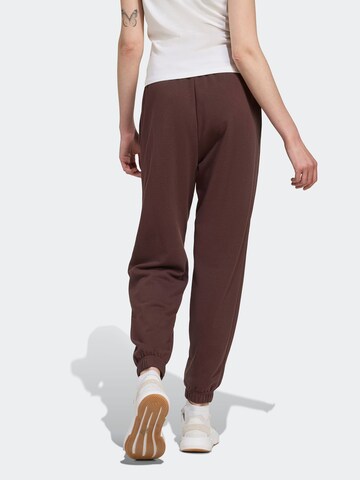 ADIDAS SPORTSWEAR Tapered Sports trousers 'Essentials' in Brown