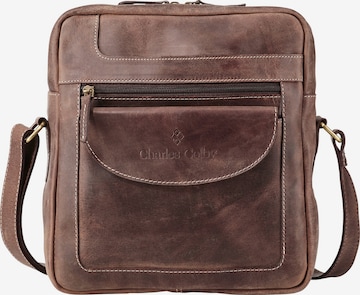 Charles Colby Crossbody Bag 'Lord Donal' in Brown: front