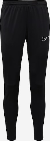 NIKE Regular Workout Pants 'Academy23' in Black: front