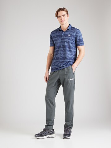 ADIDAS GOLF Sportshirt in Blau