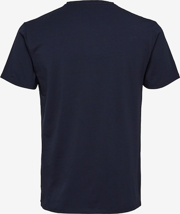 T-Shirt SELECTED HOMME en bleu