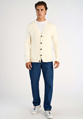Lindbergh Knit Cardigan in White