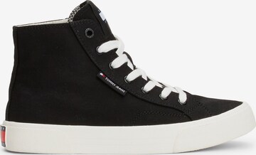 Tommy Jeans High-Top Sneakers in Black