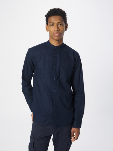 INDICODE JEANS Regular fit Overhemd 'Raffi' in Blauw: voorkant