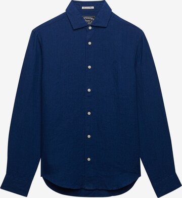 Chemise 'Riviera' Superdry & Co en bleu : devant