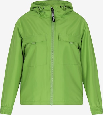 urban rain by Schmuddelwedda Übergangsjacke in Grün: Vorderseite