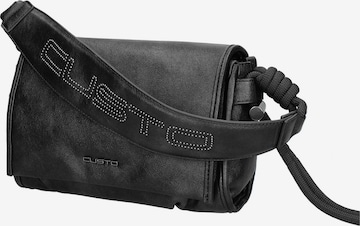 Borsa a spalla di Custo Barcelona in nero: frontale