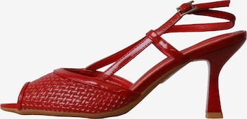 POTI PATI Pumps 'Supermodische Pumps' in Rot: Vorderseite