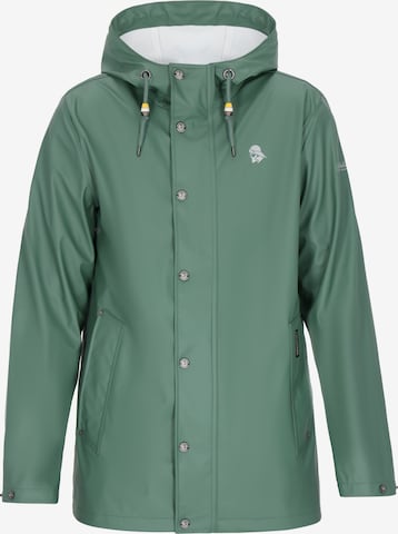 Schmuddelwedda Toiminnallinen takki värissä vihreä: etupuoli
