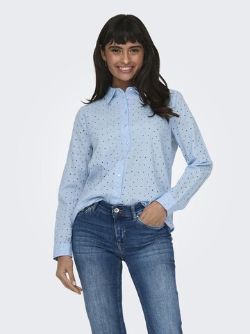 ONLY Blouse in Blauw: voorkant