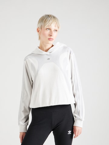 ADIDAS ORIGINALS Sweatshirt in White: front