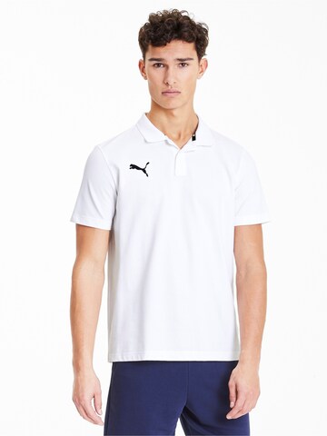 PUMA Funkcionalna majica 'TeamGoal 23' | bela barva: sprednja stran