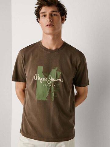 T-Shirt 'Murhy' Pepe Jeans en marron