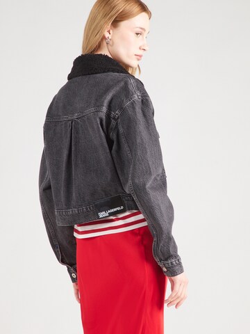 KARL LAGERFELD JEANS Демисезонная куртка в Серый