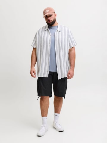 Jack & Jones Plus Baggy Cargobukser i sort