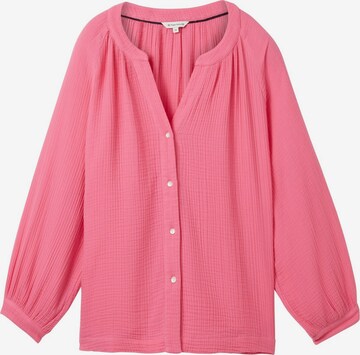 TOM TAILOR Bluse in Pink: predná strana