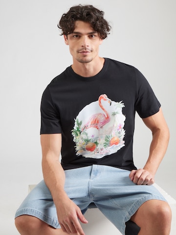 T-Shirt 'ESS FLMNGO' Jordan en noir : devant