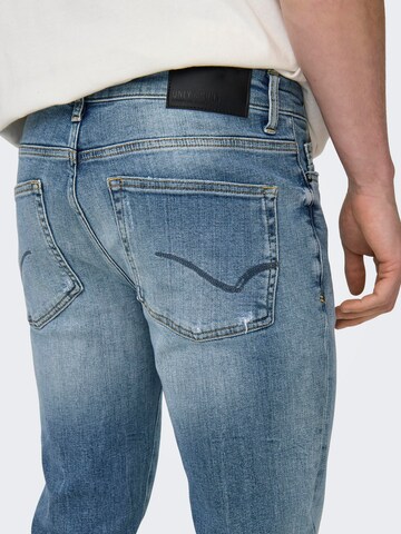 Only & Sons Slim fit Jeans 'Loom' in Blue