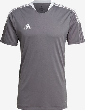 Maglia trikot 'Tiro 21 ' di ADIDAS SPORTSWEAR in grigio: frontale