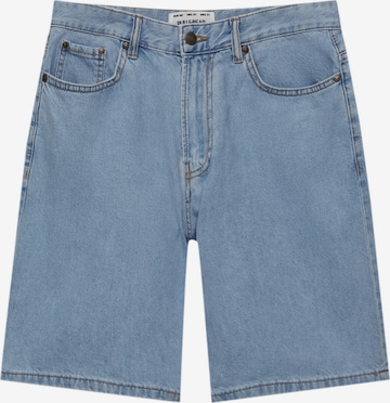 Jean Pull&Bear en bleu : devant