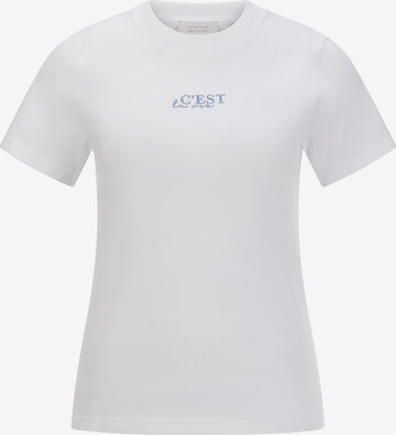 T-shirt Rich & Royal en blanc : devant