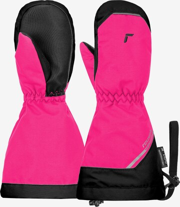 REUSCH Athletic Gloves in Pink: front