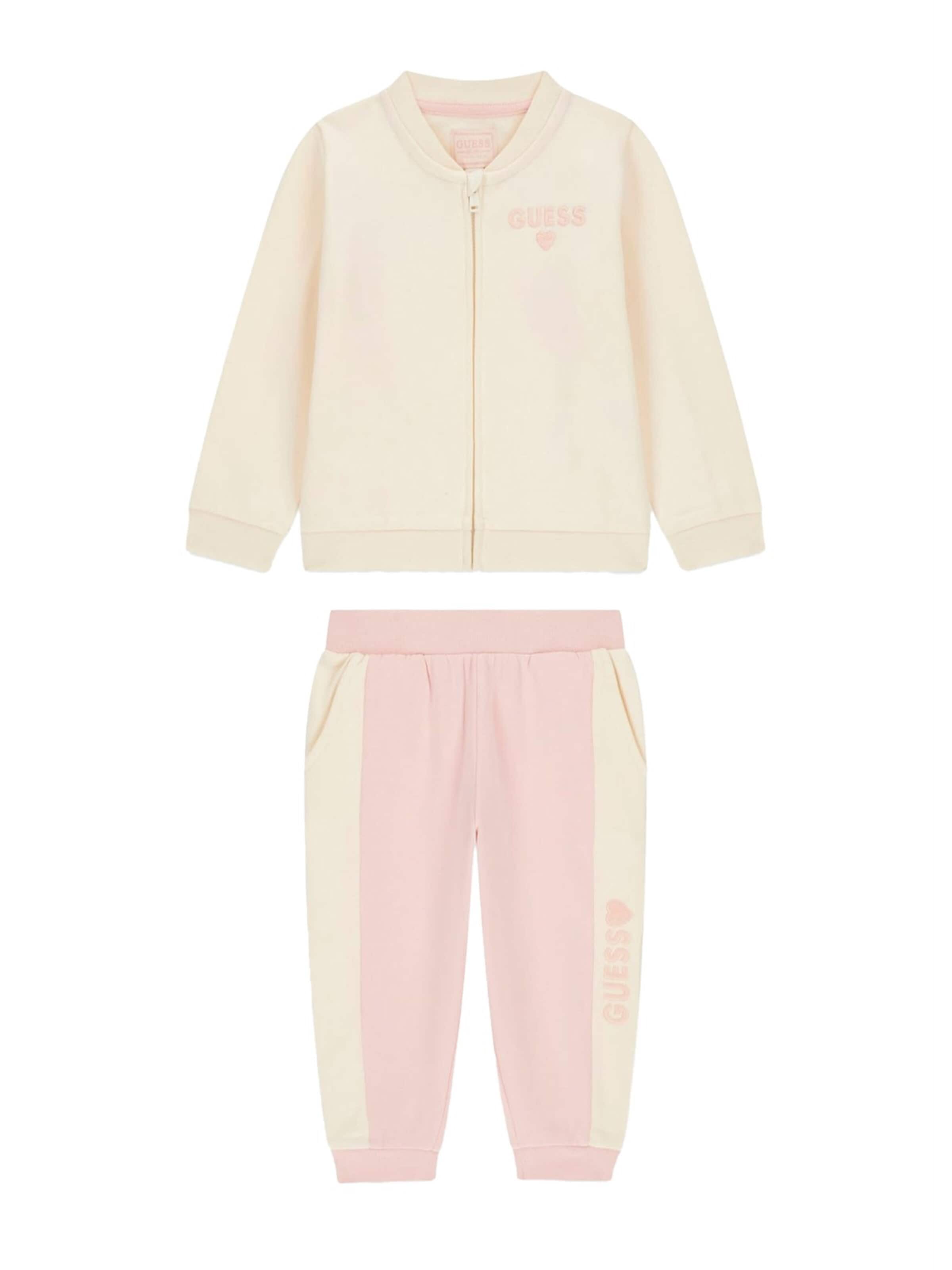 Set di GUESS KIDS in beige: frontale