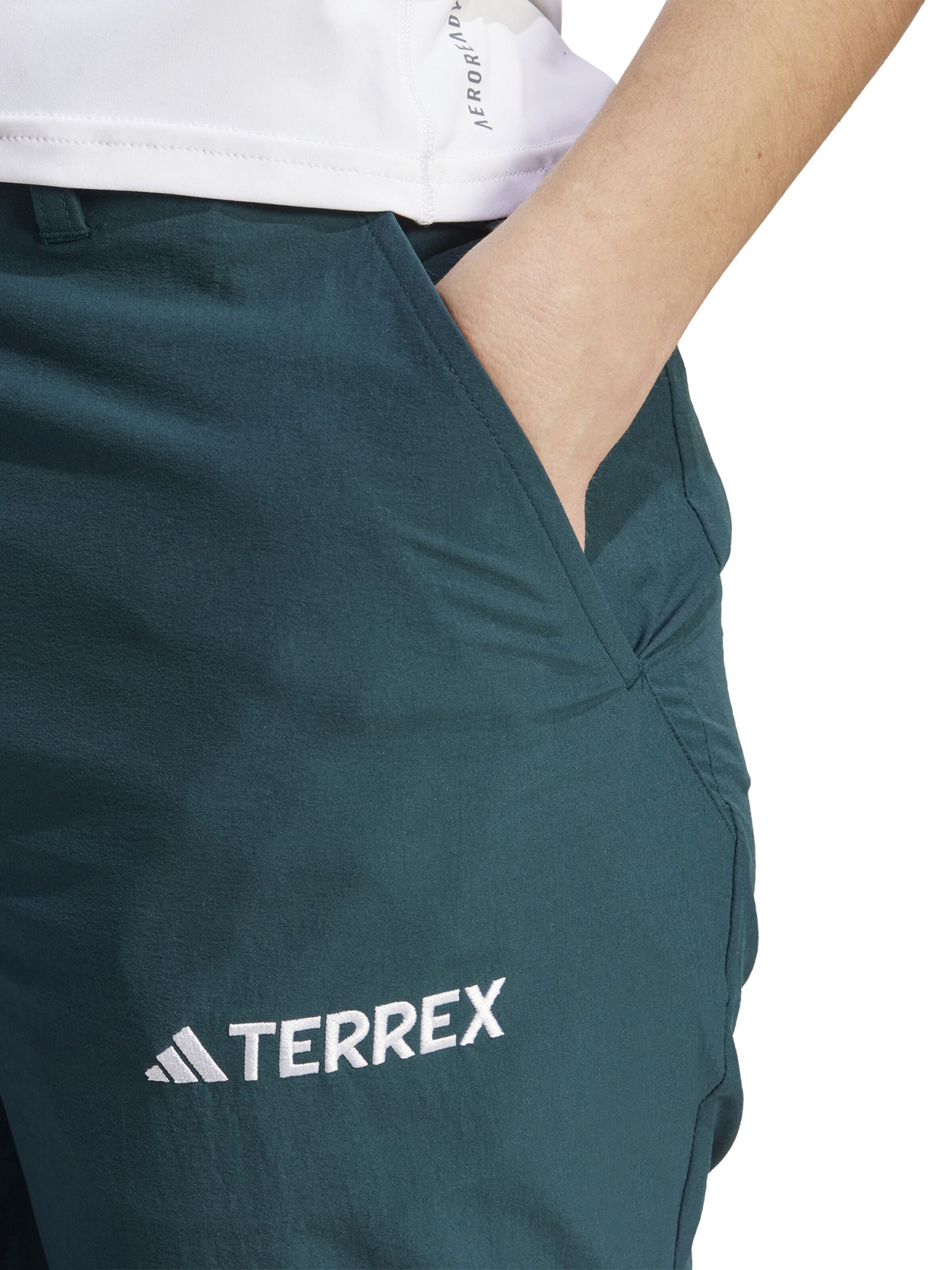 ADIDAS TERREXregular Hlače za vanjske uvjete - zelena boja