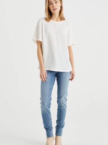 WE Fashion - Blusa en blanco