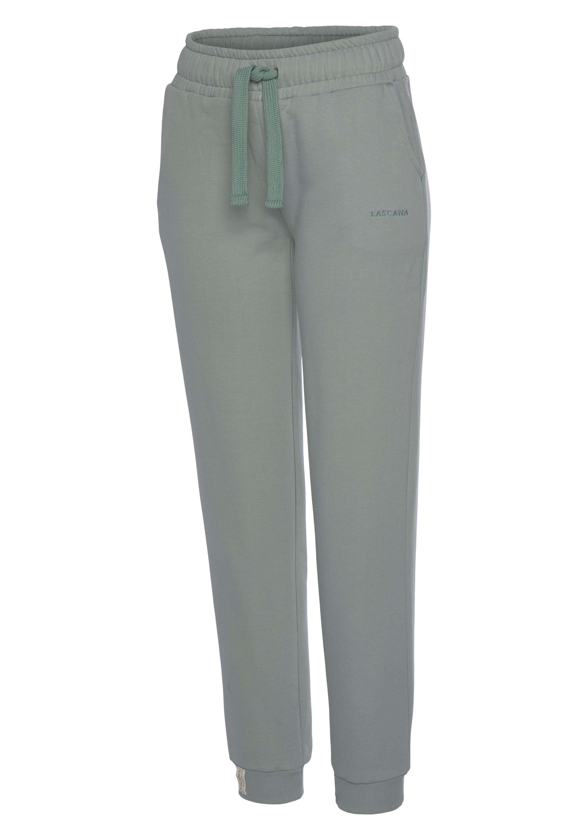 LASCANA - Tapered Pantalón en gris