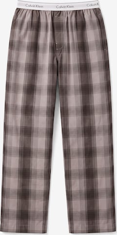 Pantalon de pyjama Calvin Klein Underwear en marron : devant