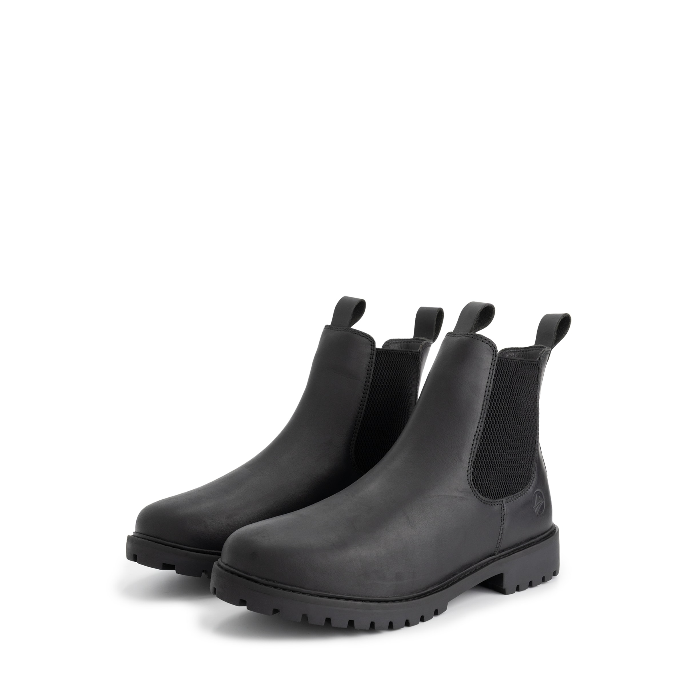 Travelin Chelsea boots 'Sandnes' in Zwart
