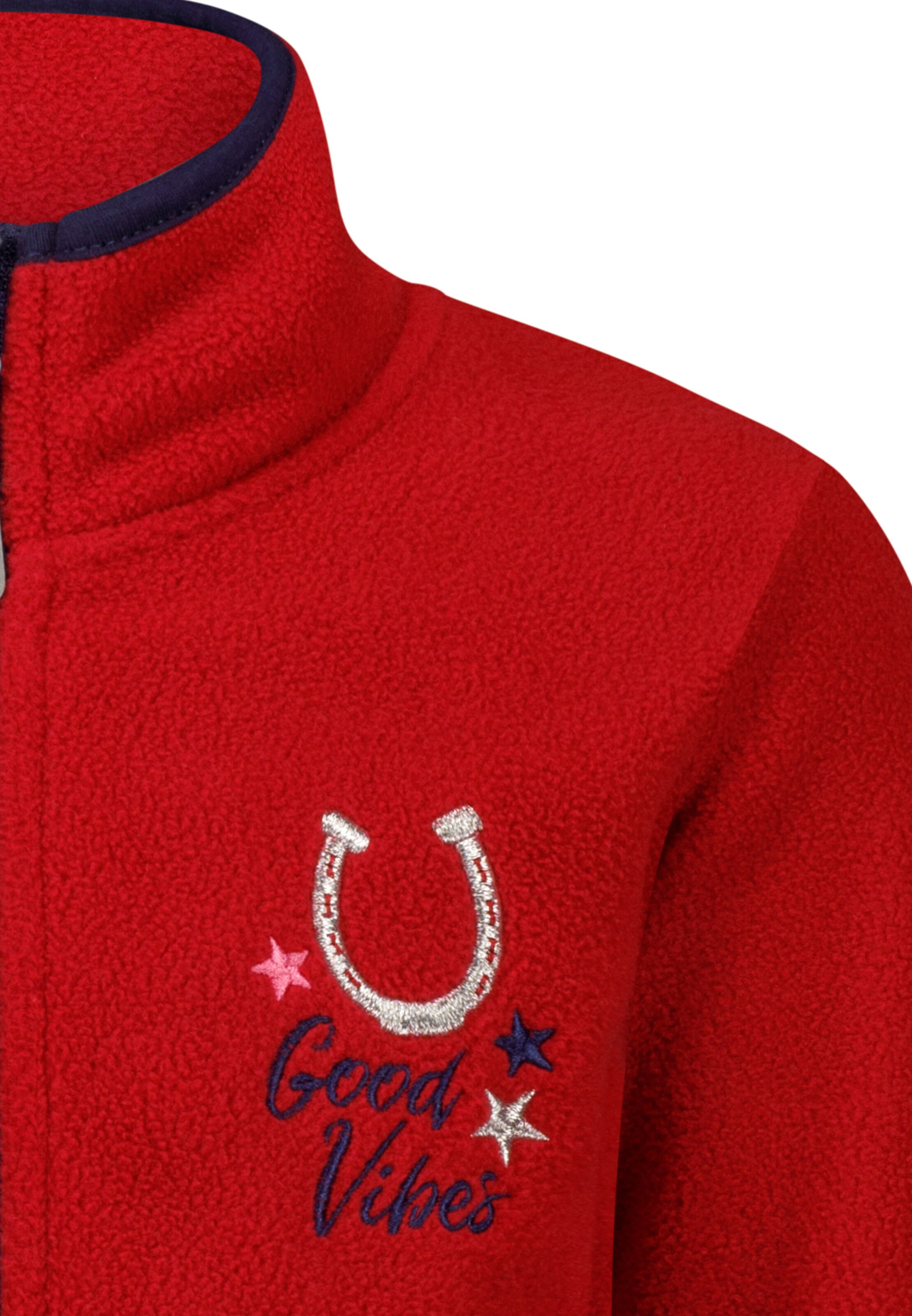 SALT AND PEPPER Fleece Jacket in Red