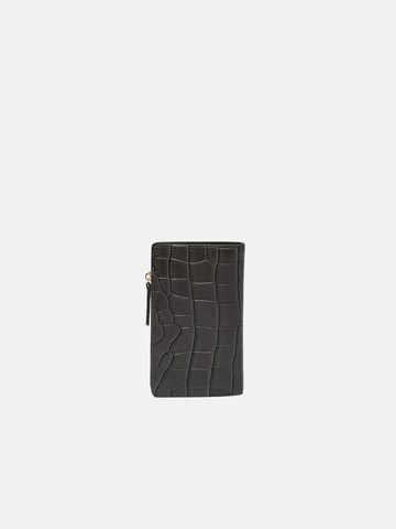 Clio Wallet 'CROCO' in Grey