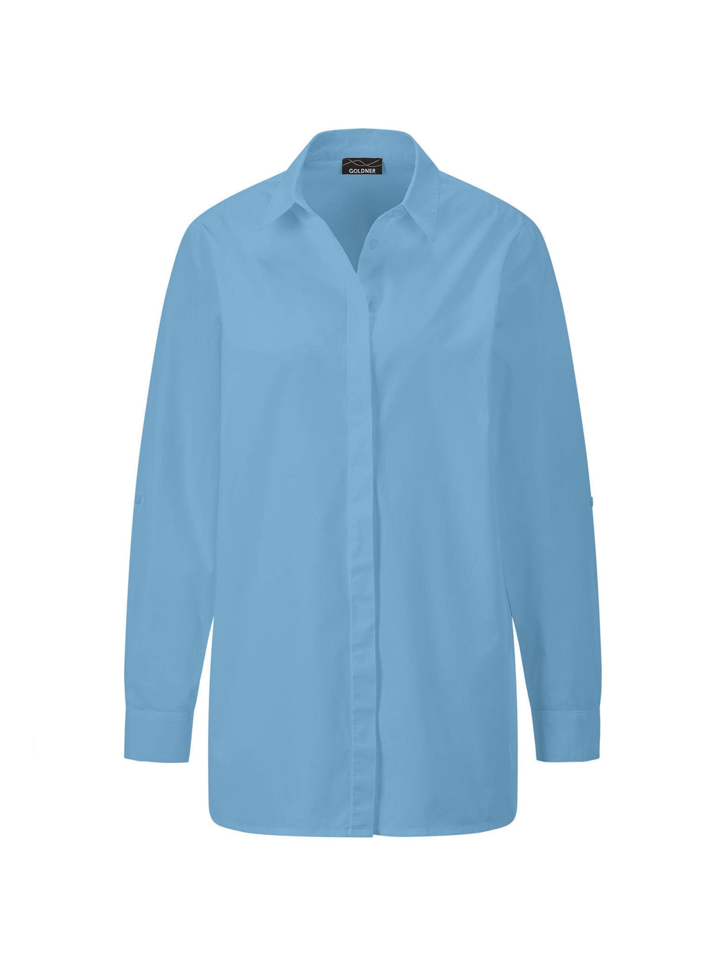 Goldner Blouse in Blauw: voorkant