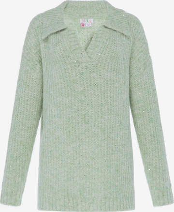 Pull-over IZIA en bleu : devant
