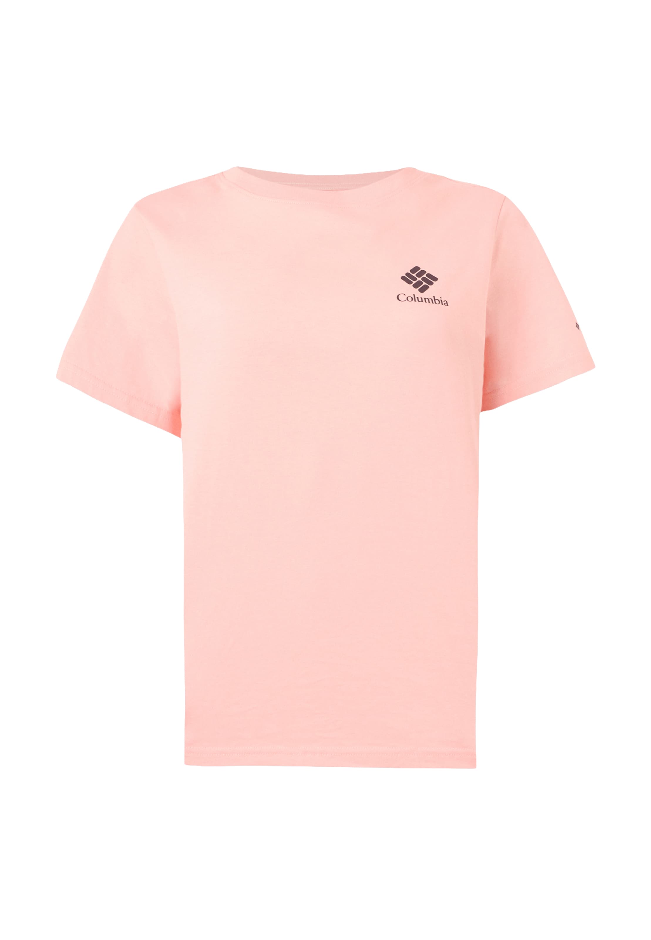 T-shirt fonctionnel 'Rolling Bend™' COLUMBIA en rose : devant